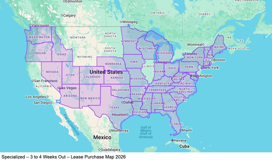 Specialized - 4+ Weeks Out – Lease Purchase - Team map