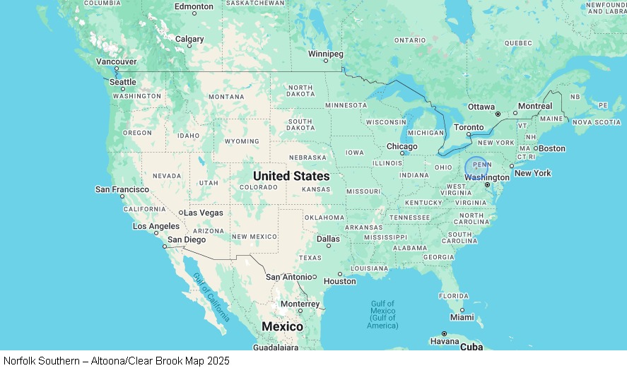 Dedicated – Altoona/Clear Brook map