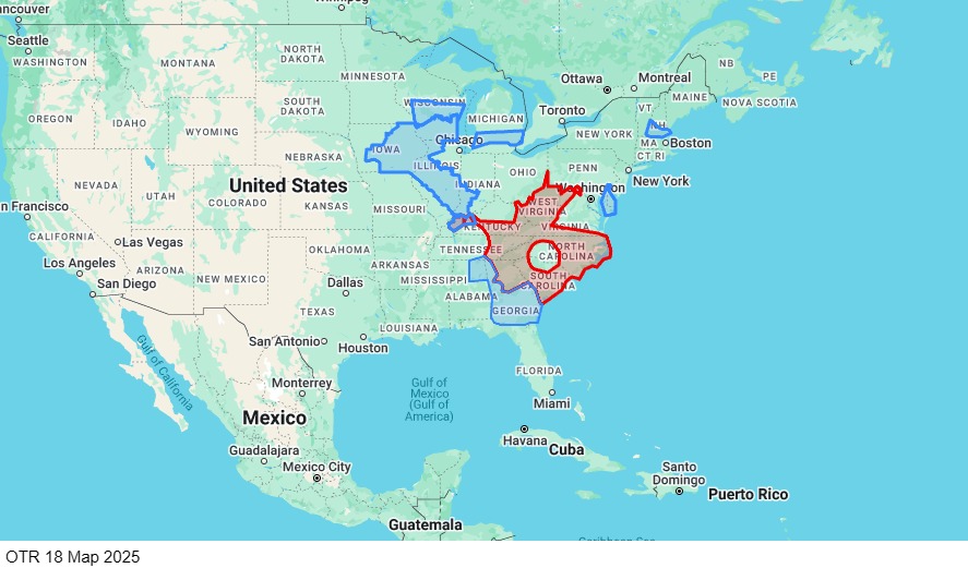 OTR 18 map