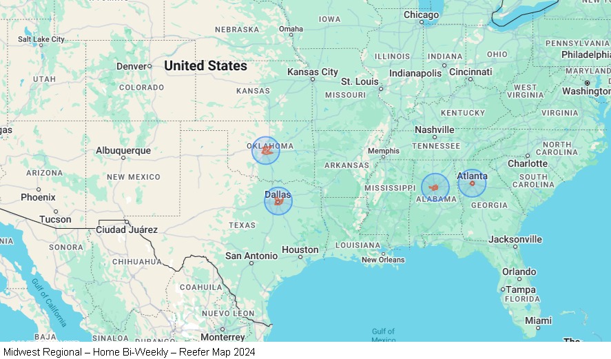 OTR – Reefer map