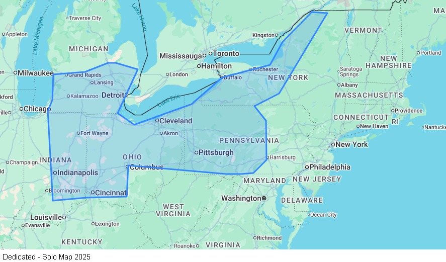 Dedicated - Solo - Home Weekly map
