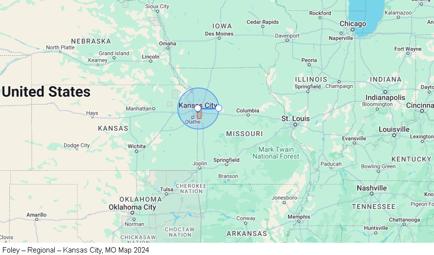 Foley – Regional – Kansas City, MO map