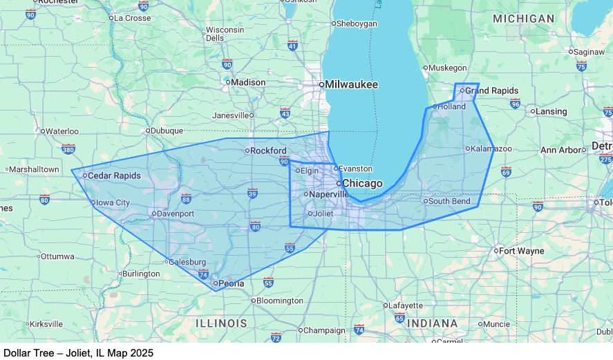 Dedicated - Home Weekly - Joliet, IL map