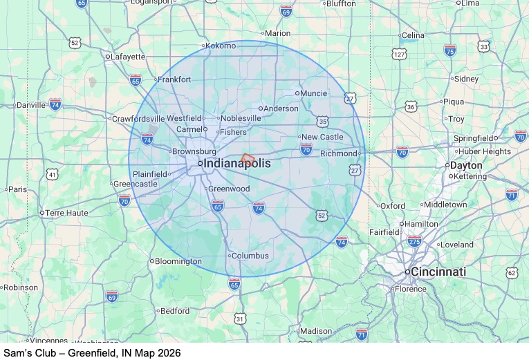 Dedicated - Home Weekly - Greenfield, IN map