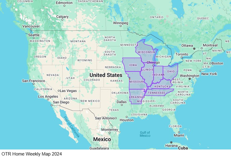 Granite City, IL – Home Weekly – Flatbed map