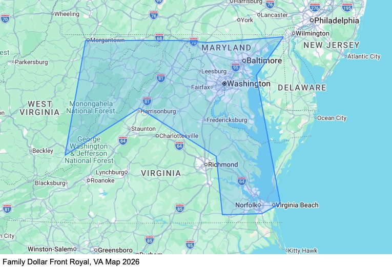 Dedicated - Home Weekly - Front Royal, VA map