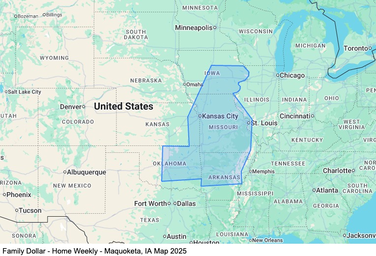 Dedicated - Home Weekly - Maquoketa, IA map