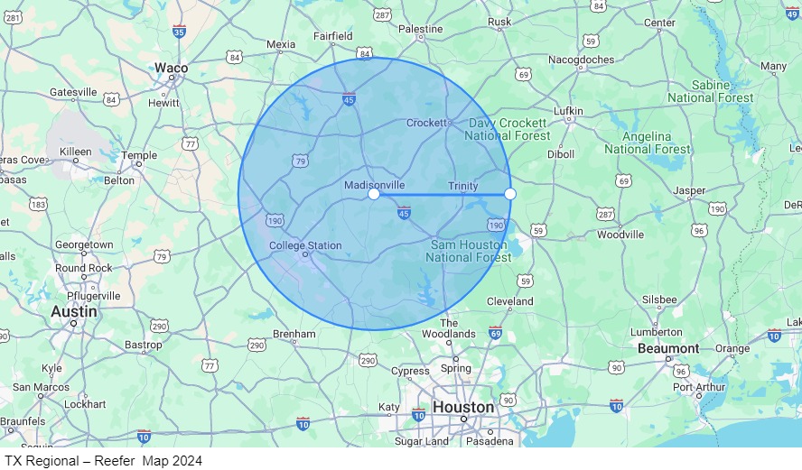 TX Local – Reefer map