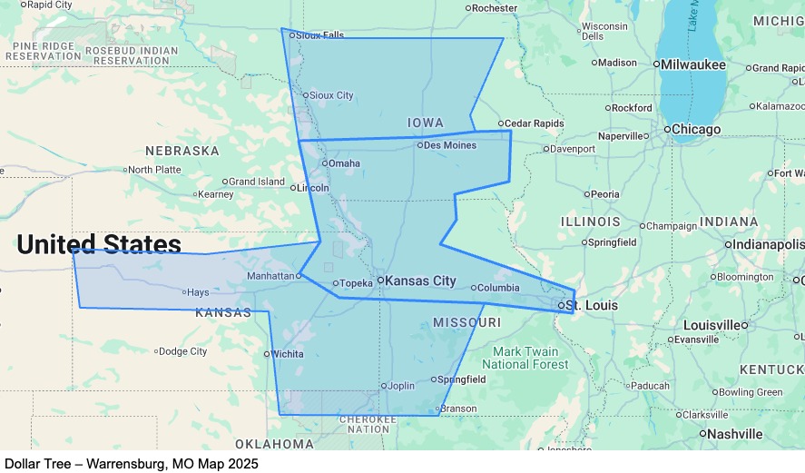 Dedicated - Home Weekly – Warrensburg, MO - Lease Purchase map