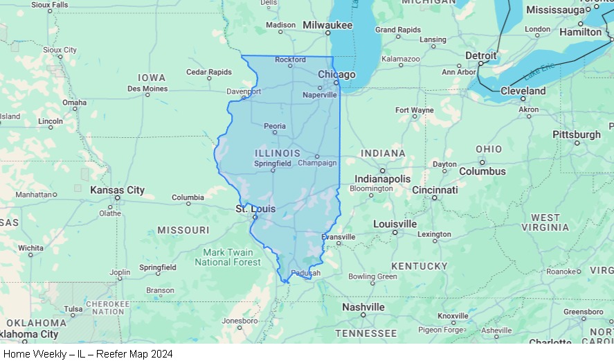 Home Weekly – IL – Reefer map