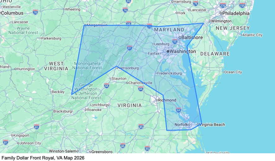 Dedicated - Home Weekly - Front Royal, VA map
