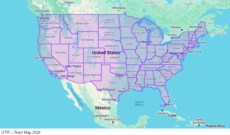 OTR – Team map