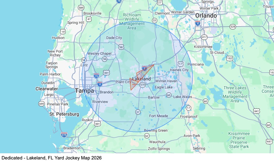Dedicated - Yard Jockey - Lakeland, FL map