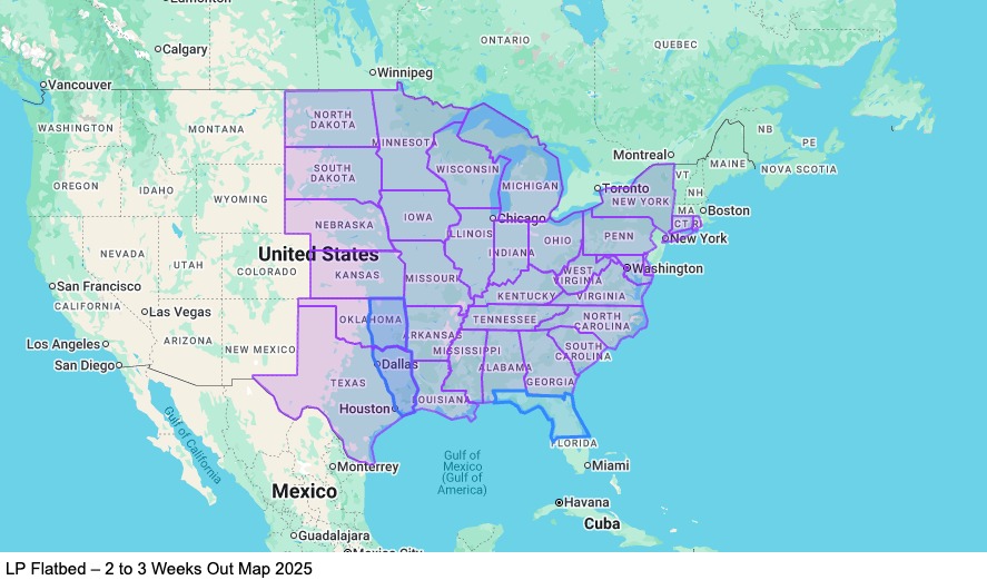Lease Purchase Flatbed - Home - Every 2 Weeks map