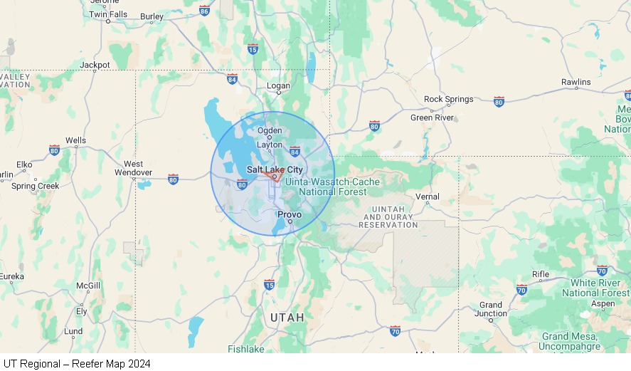 UT Regional – Reefer map