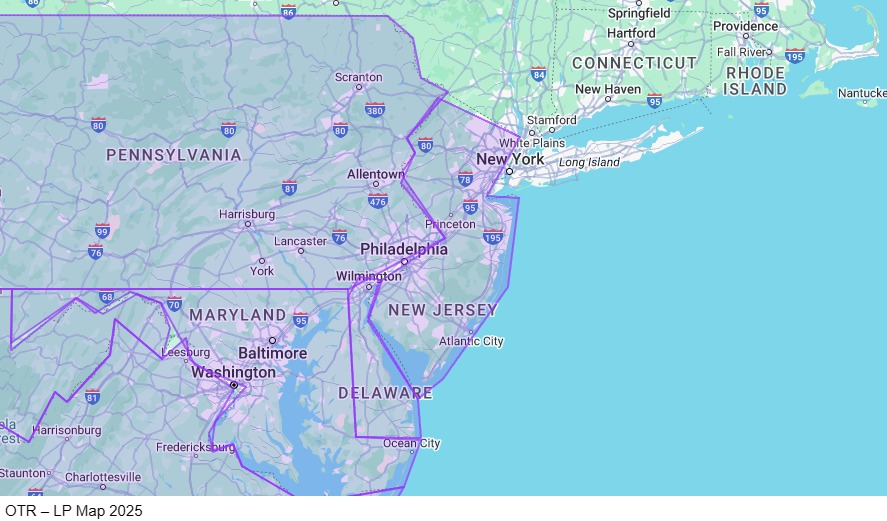 OTR – LP map