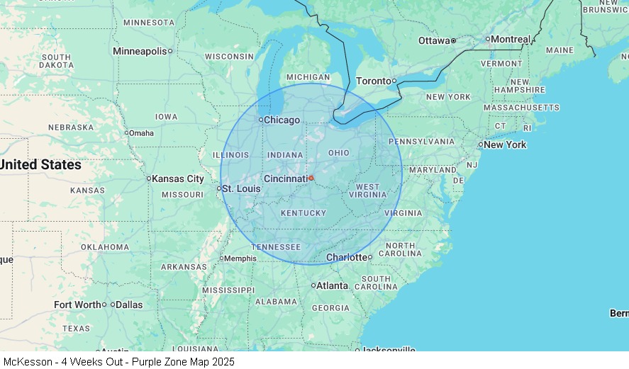 Dedicated - Teams - 4+ weeks out map