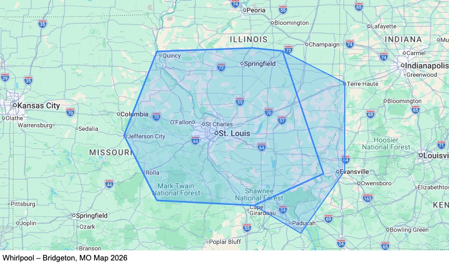 Dedicated – Home Weekly - Bridgeton, MO map