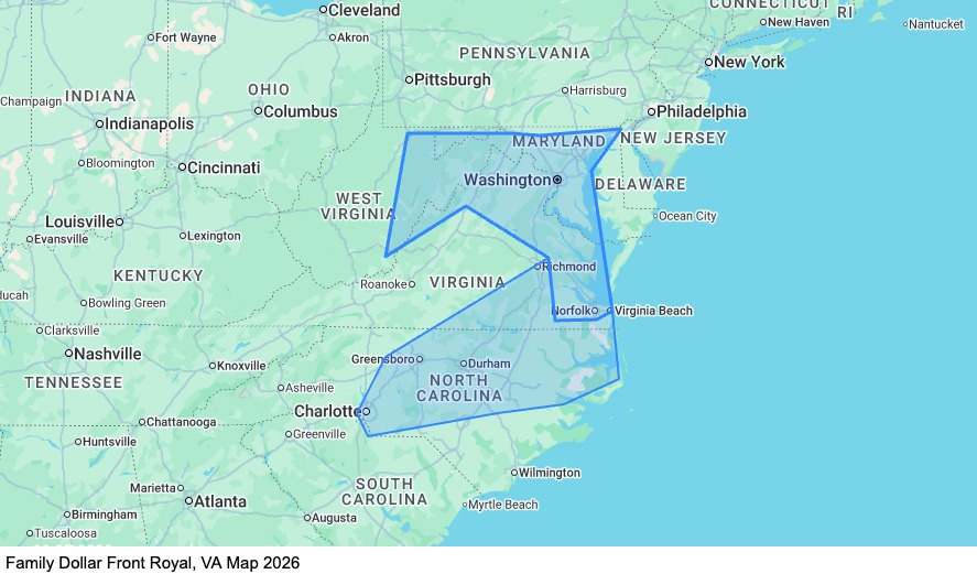 Dedicated - Home Weekly - Front Royal, VA map