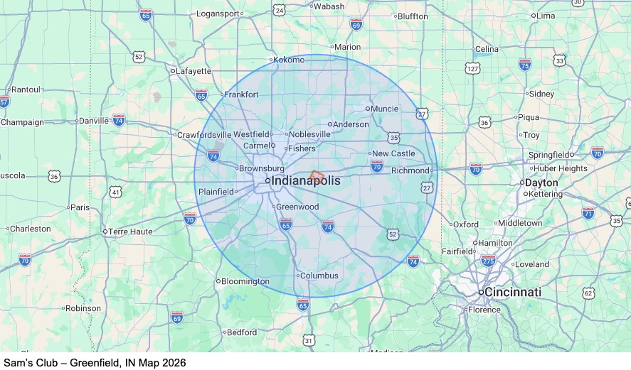 Dedicated - Home Weekly - Greenfield, IN map
